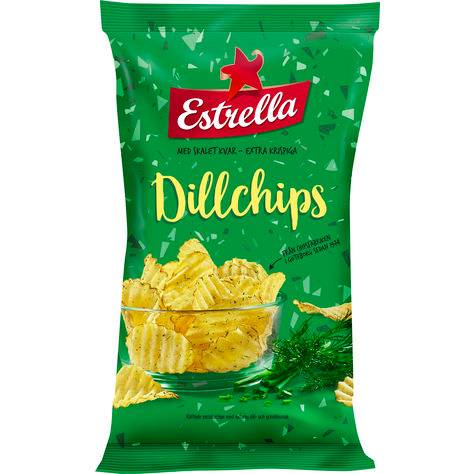 Estrella Potatischips Dill 160g