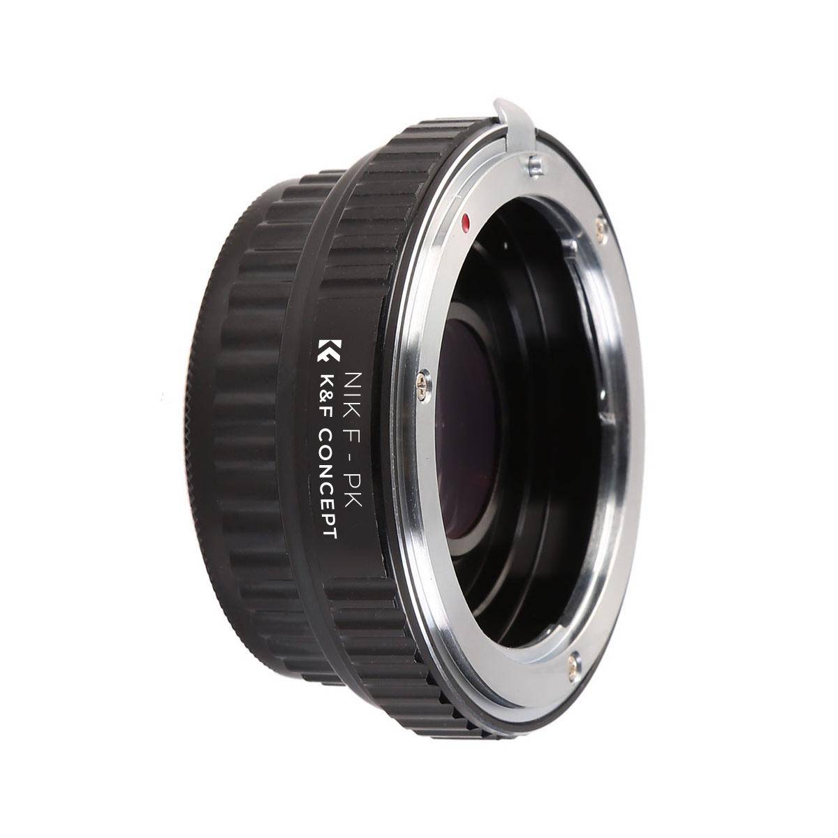 KENTFAITH Nikon F Lenses to Pentax K Lens Mount Adapter with Optic Glass K&F Concept M11221 Lens Adapter