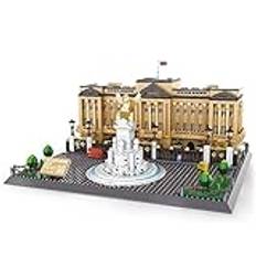 ArrGo Buckingham Palace Micro Mini Block 1695st Byggnadsmodell Set Micro Diamond Bricks Modulärt Husbyggstenar Set Berömda Arkitektoniska Leksaker Barnpresenter