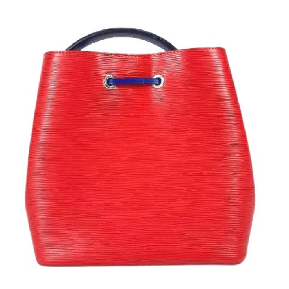 Louis Vuitton Vintage Pre-owned NeoNoe Bucket Bag - Vintage - Dame - Rød - ONE SIZE - Uld