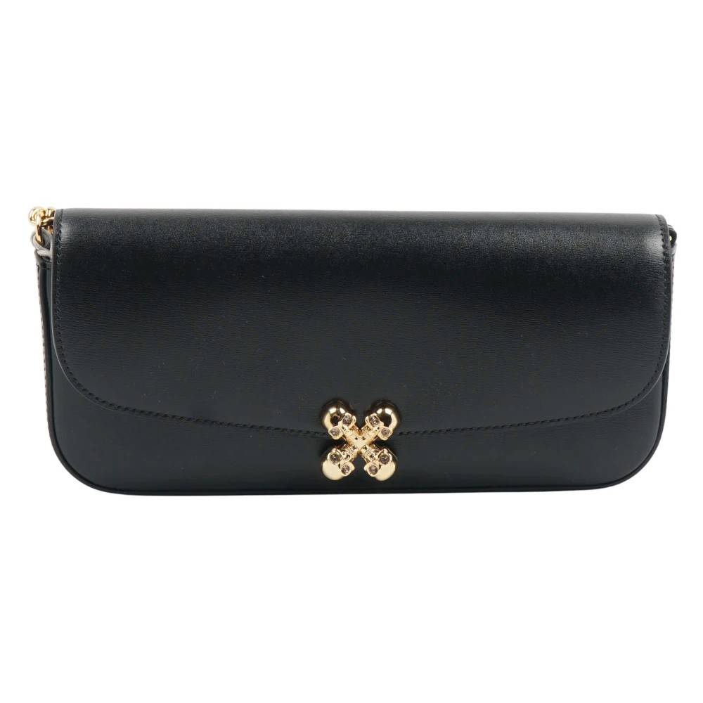 Alexander McQueen Skull Flower Bag - Tasker - Dame - Sort - ONE SIZE - Uld