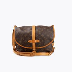 LOUIS VUITTON Saumur 30 Crossbody Bag - Brown (25 cm x 30 cm x 10 cm, Axelrem fall max 50 cm)