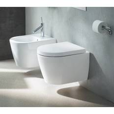 Duravit ME by Starck Wand-WC Compact rimless Set mit SoftClose WC-Sitz, weiß