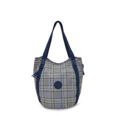 Japan Limited BALLOON Blue Grey Plaid KI4486S6Z 11L [Kipling]