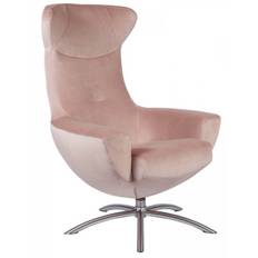 Hjellegjerde - Baloo Fåtölj Snurr/Gung Dusted Pink Velvet - Dusted pink