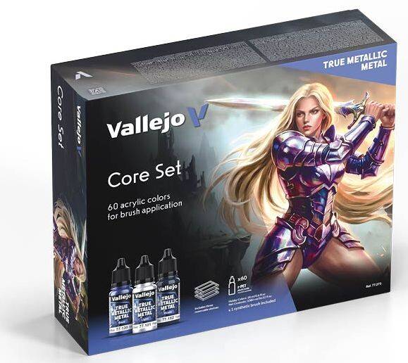 Vallejo True Metallic Core Set True Metallic Metal