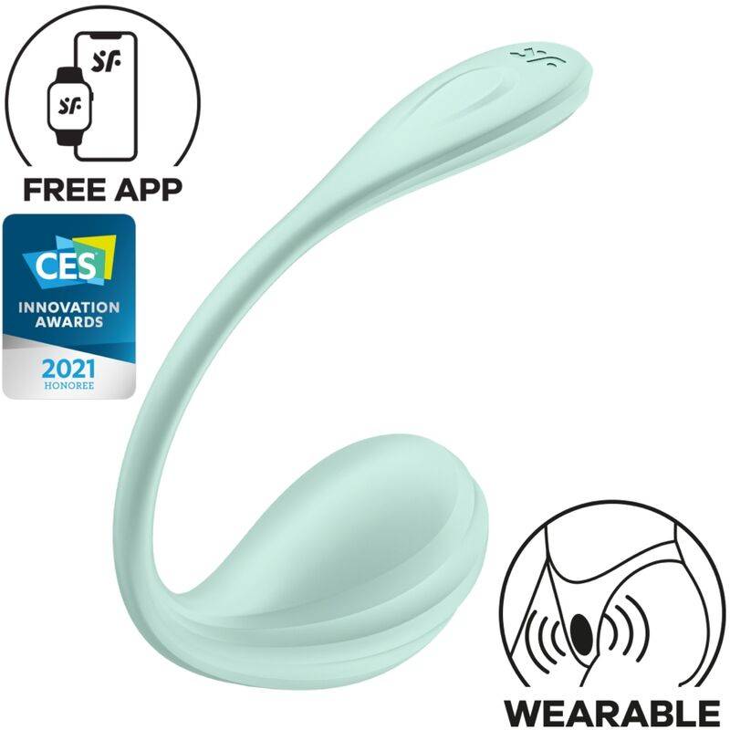 Satisfyer Partner Satisfyer - Smooth Petal G-Point Stimulator Water Green Free App