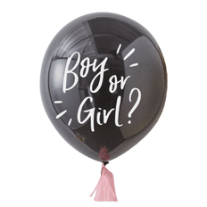 Gender reveal ballong | 1 m | Boy or girl? | Rosa