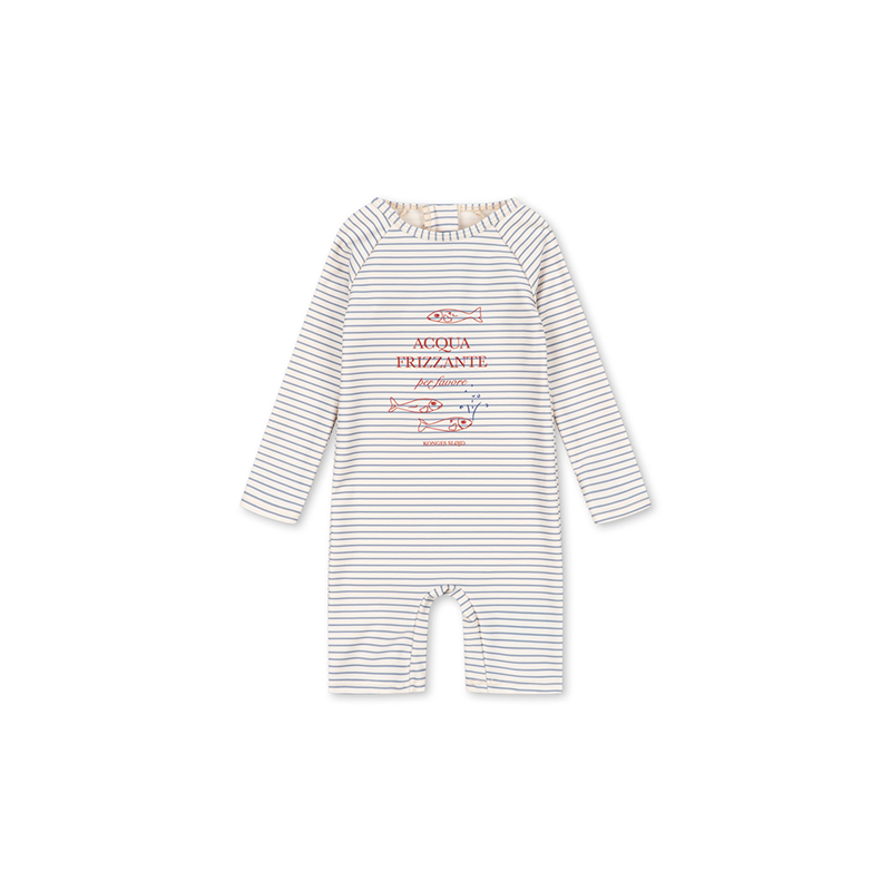 Konges Sløjd - Aster Onesie - Stripe Bluie - Sailor Stripe / 4Y