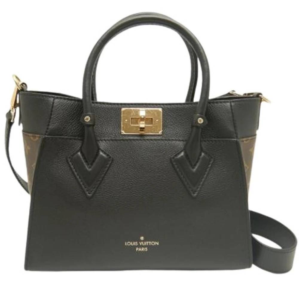 Louis Vuitton Vintage Pre-owned Vintage Monogram Håndtaske - Vintage - Dame - Sort - ONE SIZE - Uld