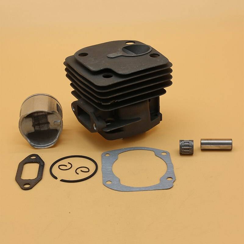 Cylinder kolv 48mm fyrkantig port passar för husqvarn 365 special jonsered 2065 cs2165 motorsåg reservdelar nummer 50393 90 71 - Kvadrat 48mm hus 365