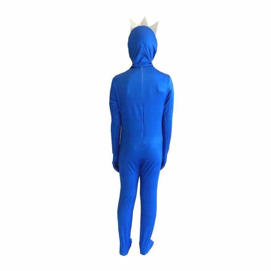 Halloween rainbow friends roblox spel cos kläder blå liten monsterdräkt jumpsuit cm flerfärgad