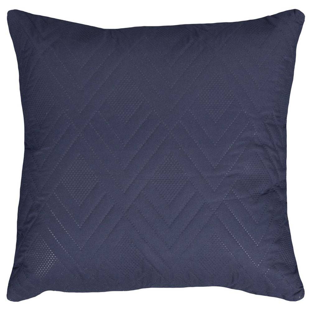 Pyntepude - 45x45 cm - 2 sidet - Mørkeblå og lyseblå - Sofapude