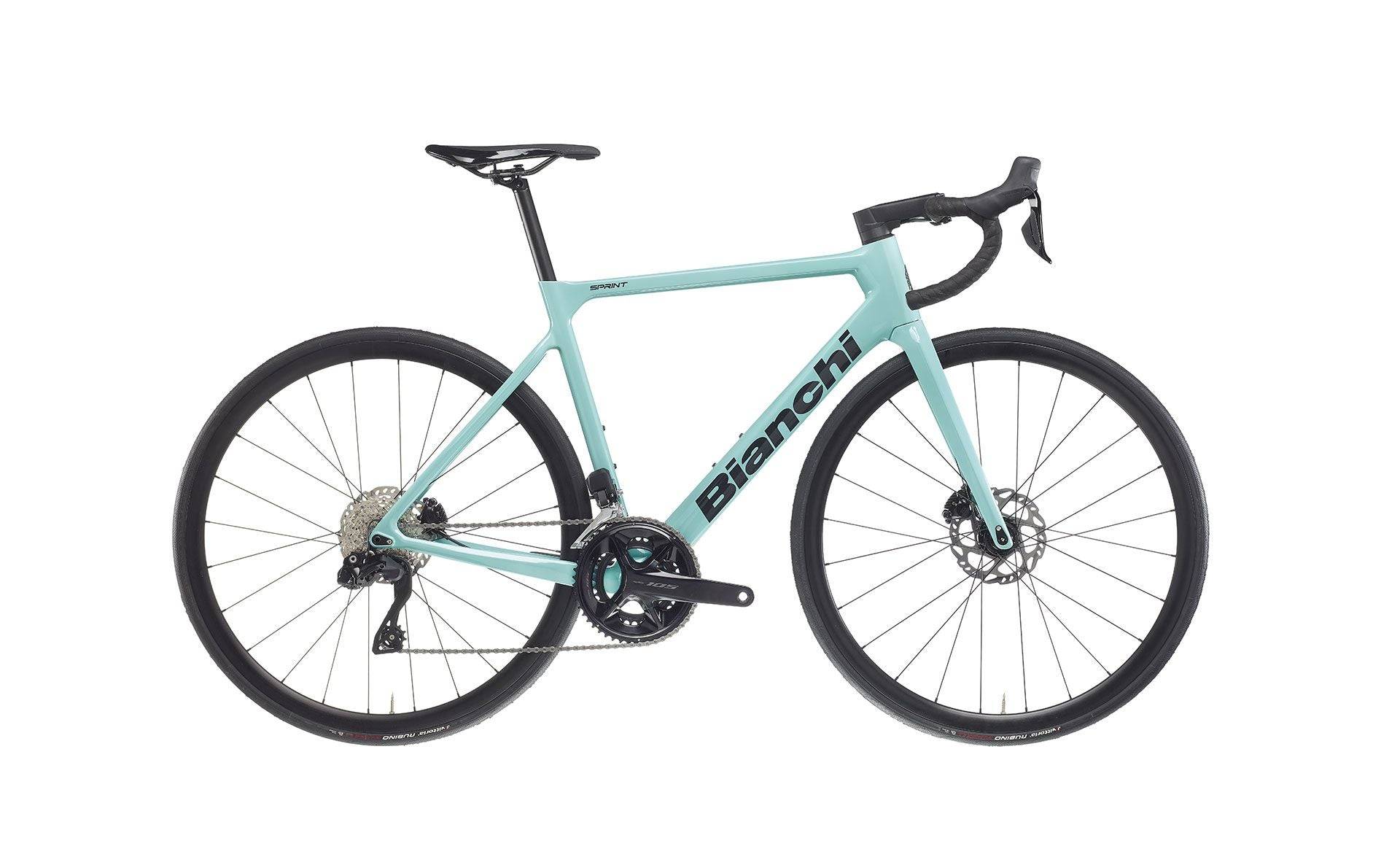 Bianchi Sprint 2026 - Shimano 105 Di2 12sp - Velomann - 064 / 53 / White/Blue-Violet–Full Glossy