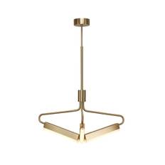 Rubn Angel 3 300 Wide Chandelier - 71-98.5cm - Brass