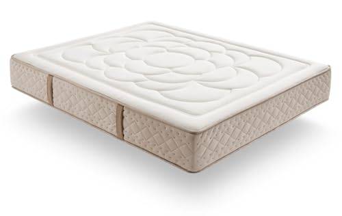 Simpur Low Cost SIMPUR RELAX | Naturlig madrass, minnesdrömreparation | EU King Size 160 x 200 | Djup 30 cm | Flera rörelsezoner, perfekt för rygg mag- och sidosovare | Ortopediskt mediumfast stöd