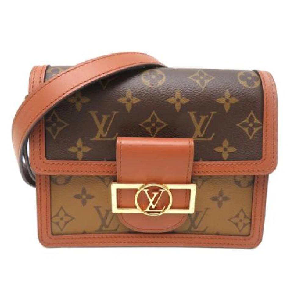 Louis Vuitton Vintage Pre-owned Monogram Reverse Skuldertaske - Vintage - Dame - Brun - ONE SIZE - Uld