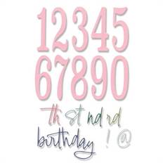 Sizzix Stanseskabelon - Fabulous Birthday Numbers