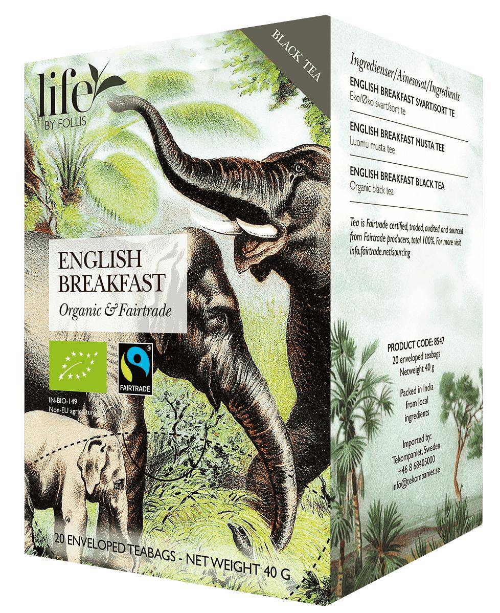 Te LIFE BY FOLLIS English Breakfast Eko 20/fp