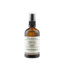 Organic bodyoil - Rose & Sandelwood - 100 ml - Munkholm sss