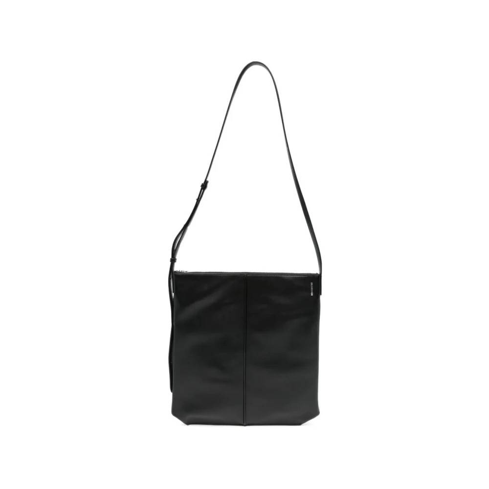 Jil Sander Linea Crossbody Taske - Tasker - Dame - Sort - ONE SIZE - Uld