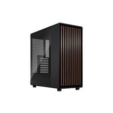 Fractal North Charcoal Black TG Mid Tower