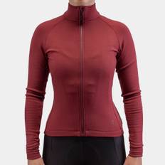 Isadore Women´s TherMerino Jersey Cabernet - Størrelse Large