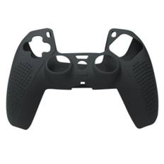 Controller Skin Grip Anti Slip Silikone Cover Beskyttelsesetui Kompatibel til PS5 Controller Gamepad black