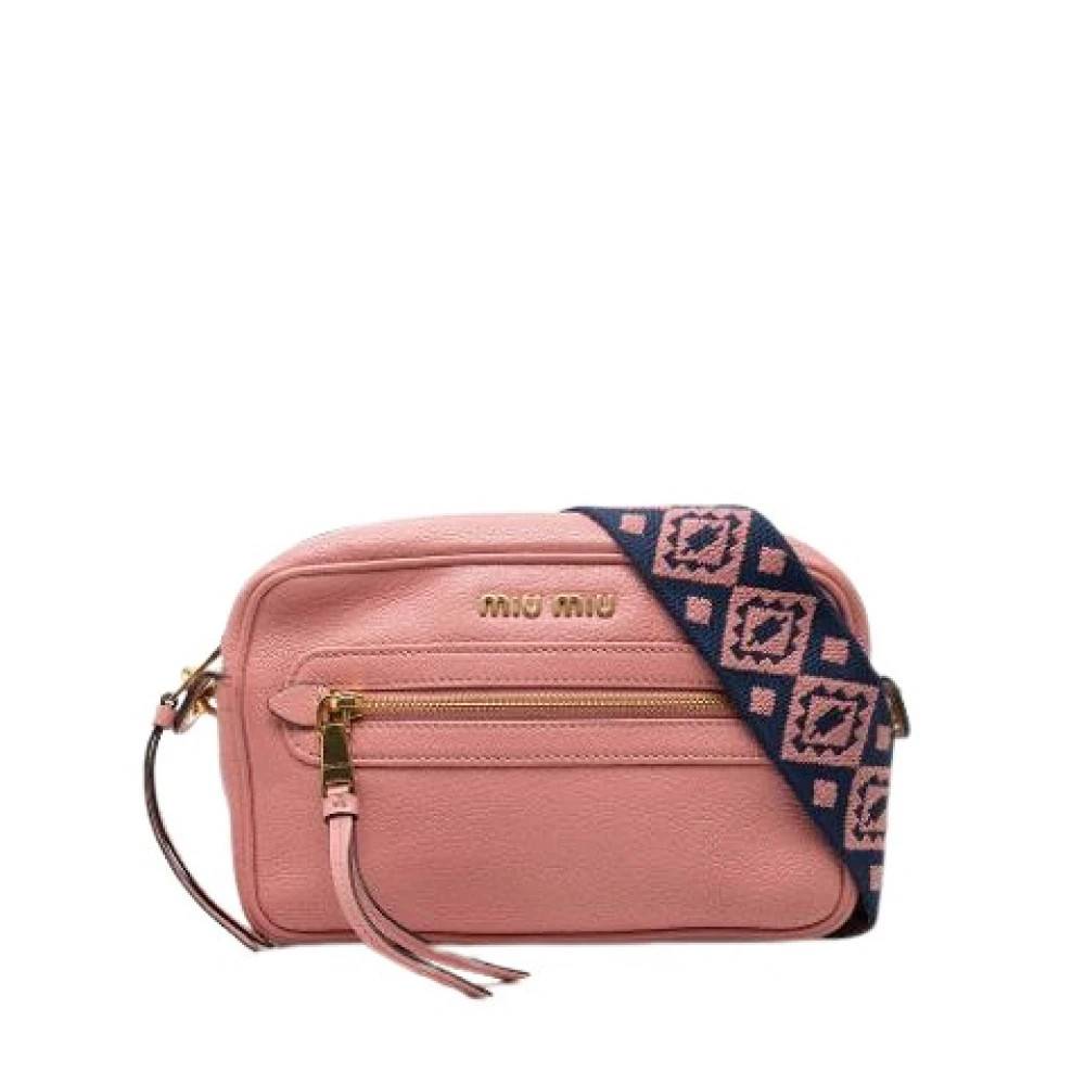 Miu Miu Pre-owned - Pre-owned Crossbody Bag Vintage - Dam - ONE Size - Läder