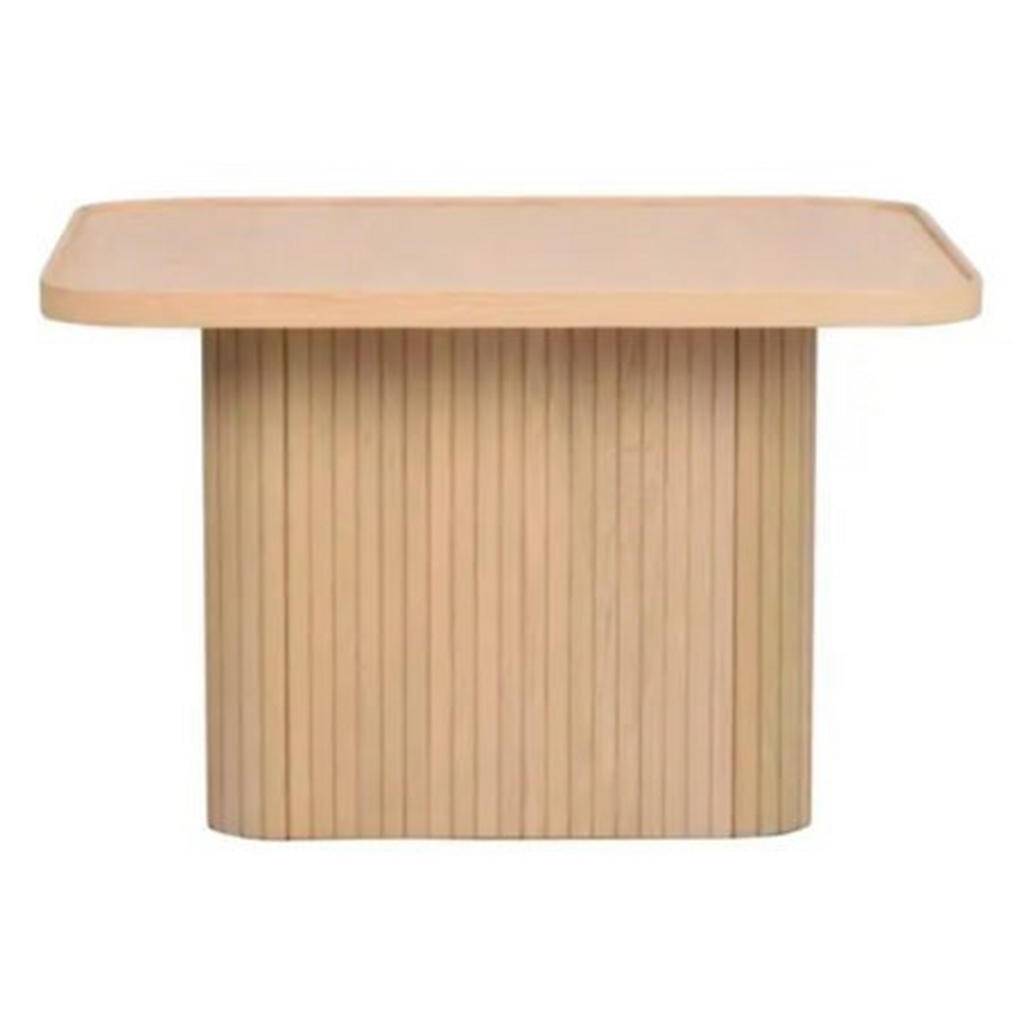 SOFFBORD i trä 60/60/37 cm - vit, ekfärgad