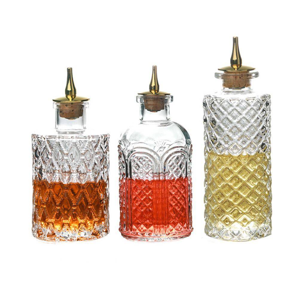 Vintageflaska med bitters Japansk-stil Bitterdispenserflaska Bartenderflaska Barutrustning