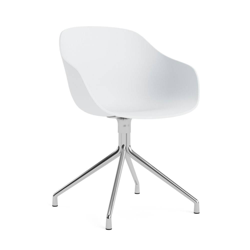 HAY AAC 220 Matstol Polished Alu. & White 2.0