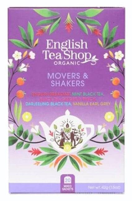 English tea shop Movers and shakers tea set 20 bags