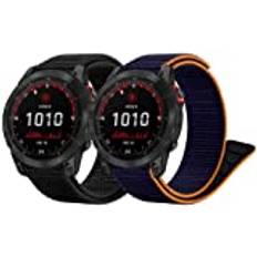 Songsier Fenix 7 slingarmband kompatibelt med Fenix 7 Solar/Fenix 7 Sapphire Solar/Fenix 6/Fenix 6 Pro/Fenix 5/Fenix 5 plus/Instinct/Forerunner 935/945/Approach S60