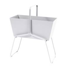 Fermob - Basket Planter High Cotton White 01 - Krukor - Fabio Meliota - Vit