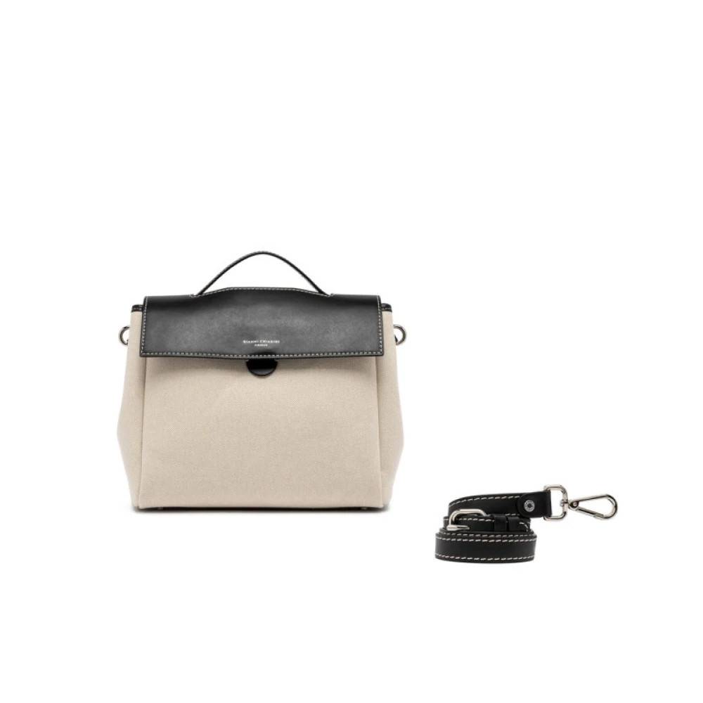 Gianni Chiarini Clio Large Array Skuldertaske - Tasker - Dame - Sort - ONE SIZE - Uld
