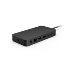 Microsoft Surface Thunderbolt 4 Dock, Thunderbolt 4, 3.5mm, RJ-45, Thunderbolt 4, USB 3.2 Gen 2 (3.1 Gen 2) Type-A, USB Type-C, Kensington, Sort, 165