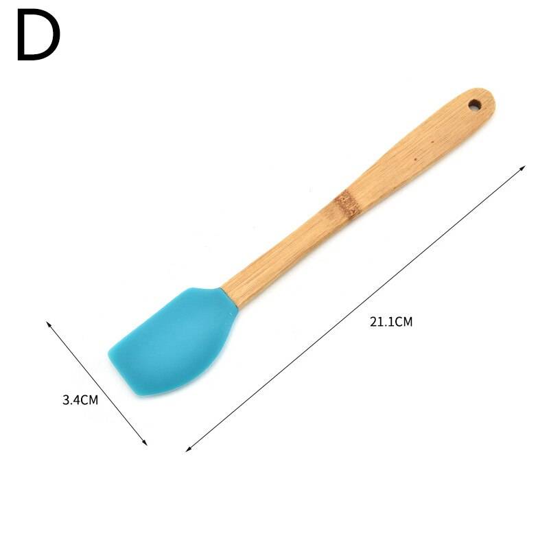 Silikonskrapa med Trähandtag - D