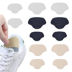 12 st lagningslappar för skons hälkappa, självhäftande lappar för hälkappan, hållagning för hälkappan i sneakers, hålförebyggande lapp för skor, stor och liten storlek