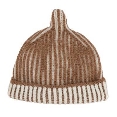 Mössa Barn - Gårda Fagerhult Beanie (brun) (Storlek: 48-52 cm)
