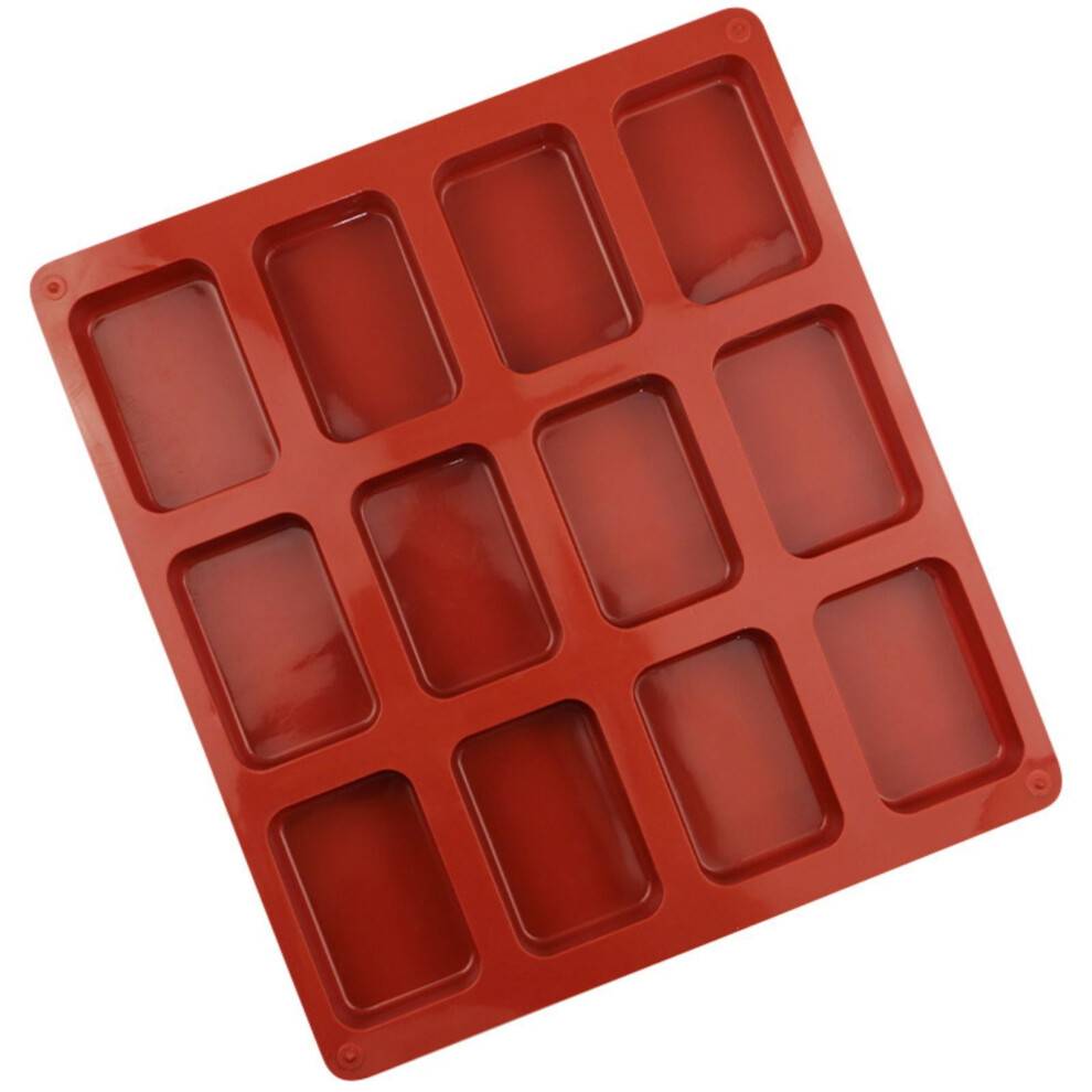 12 hulrums brødform silikone mini brødbageform