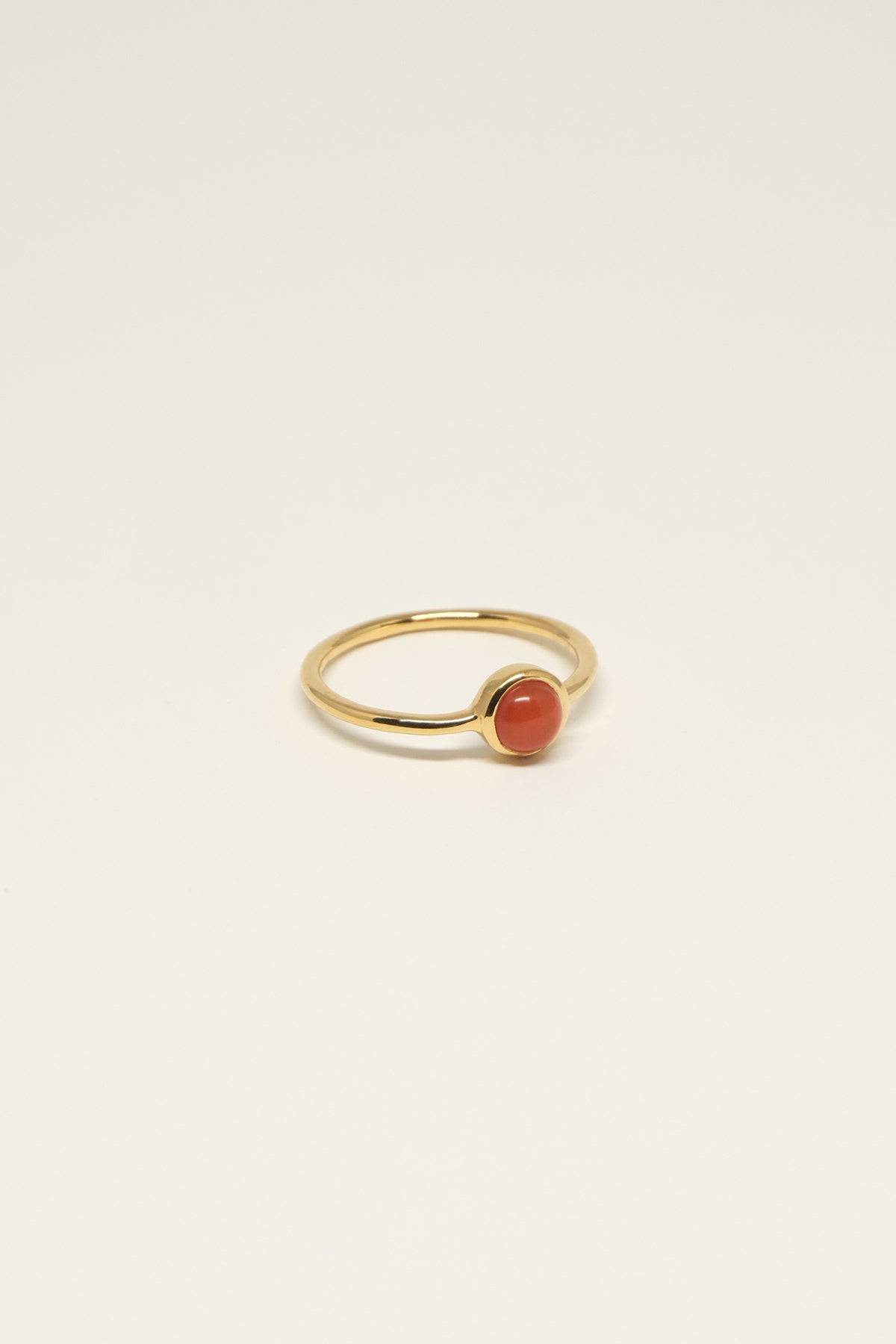Studio Loma Abbie Ring | Rød Onyx - Størrelse 50