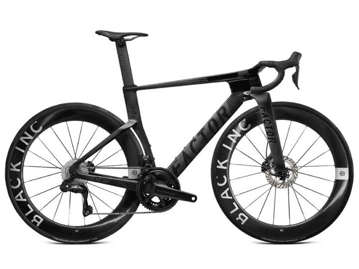 Factor ONE Ultegra Di2 Racercykel Onyx Black - Ramstorlek 52 -