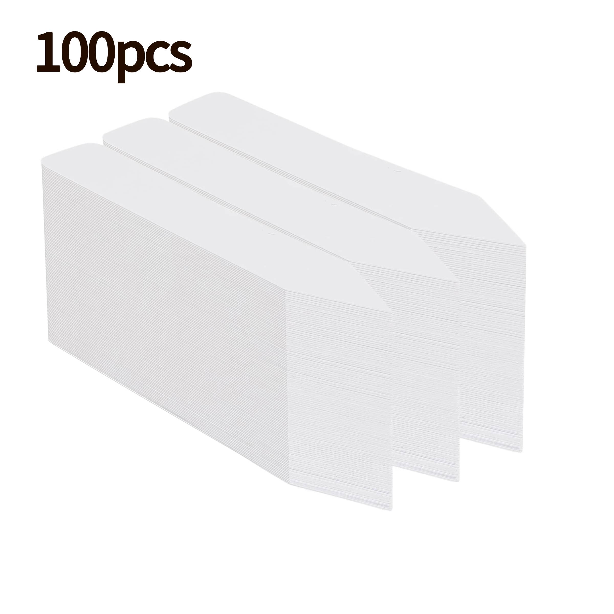 100Pcs Set Plant Markers Plastic Plant Labels Plant Name Tags for Seedlings Garden Labels Nursery Plant Tags Seed Labels