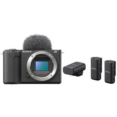 Sony Alpha ZV-E10 II vlog camera + ECM-W3 microphone