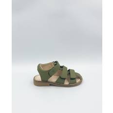 Wheat Addison Leather Sandal - Heather Green - Heather Green / 26