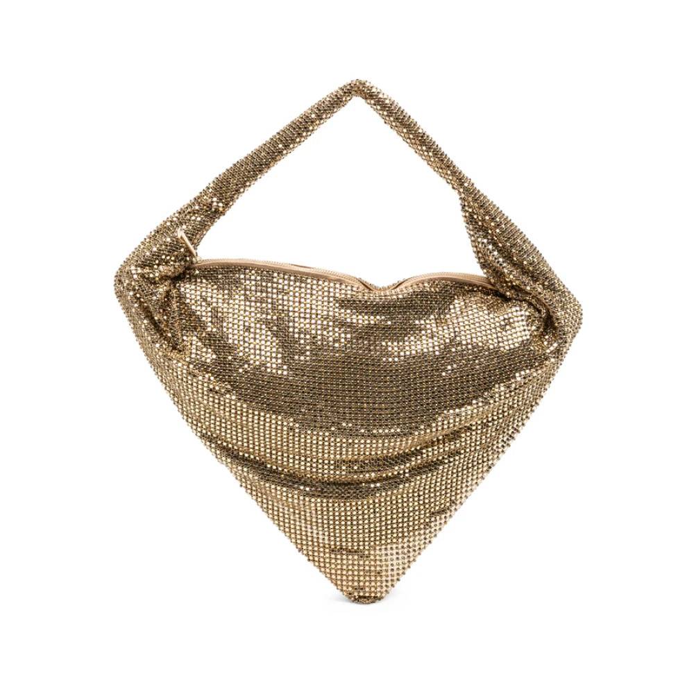 Benedetta Bruzziches Ursula Skuldertaske - Tasker - Dame - Gul - ONE SIZE - Uld