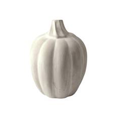 Prydnad Pumpa Cement Grå 20,5 cm Form Living