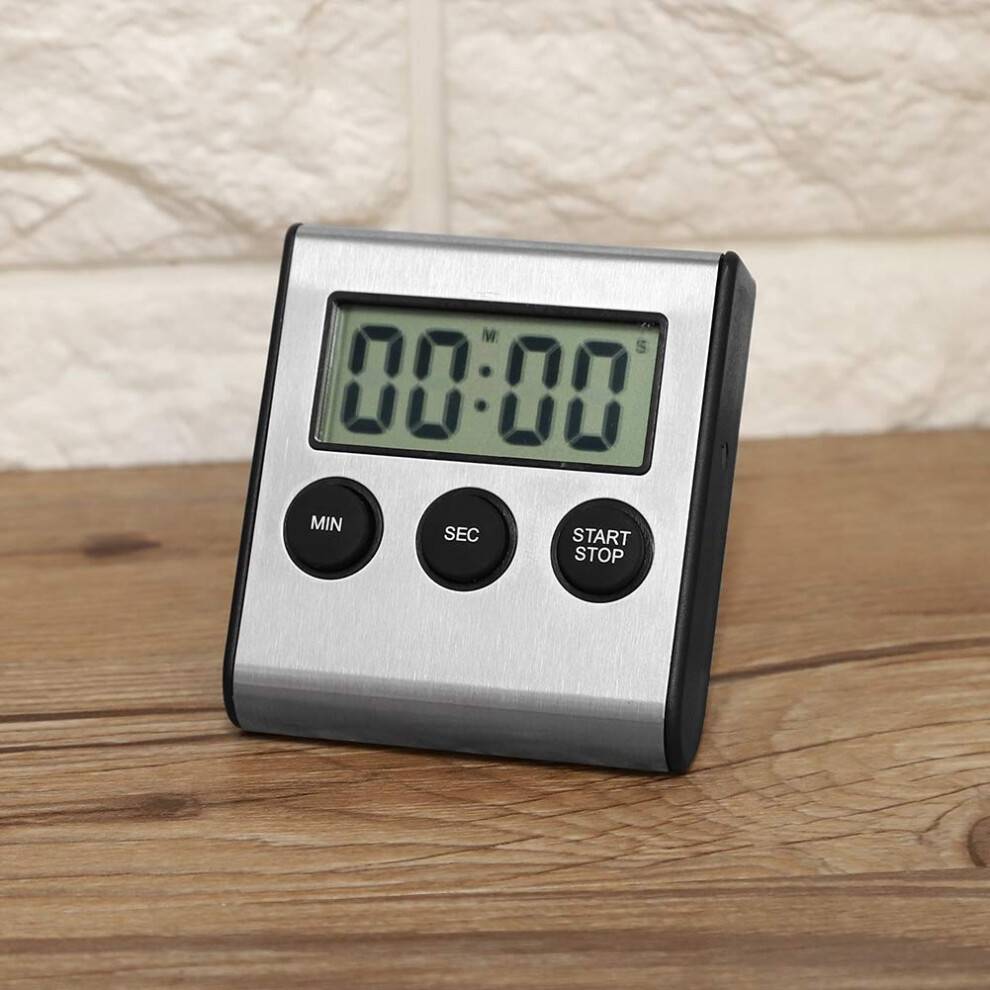 Kitchen Digital Timer Cooking Timer Multi-Function Timer with Magnet the Back and Wall-Mounted