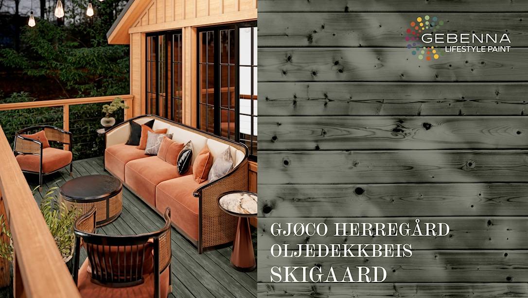 Gjøco Herregård Exclusive Oljedekkbeis: Oljetäcklasyr 6067 Skigard 2,7 liter